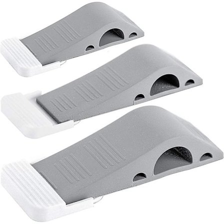 3-delad dörrstopp i gummi, kilformad säkerhetsdörr