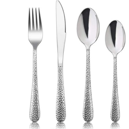 6-delt bestiksæt i rustfrit stål - Højpoleret og opvaskemaskine sikkert