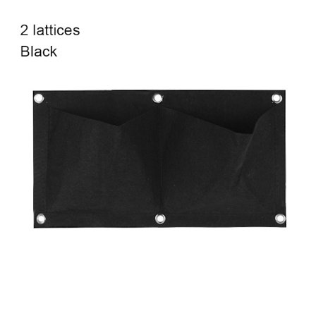 Multi-Pocket Vägghängande Planteringspåse Vertikal Flower Grow Pouch Planter Trädgård
