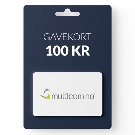 Gavekort pålydende kr 100,-