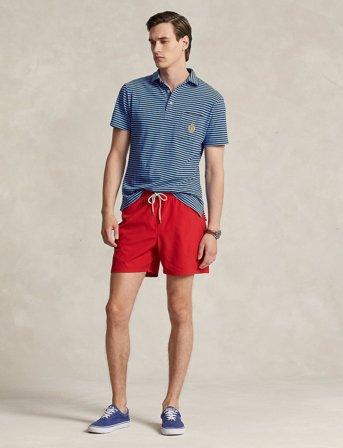 Polo Ralph Lauren Recycled Strtch Ply-Traveler Short - Red - XS