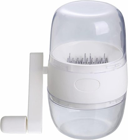 Nøttehakker Håndsveiv Kjøkken Multifunksjonshakker Nøttehakker er perfekt for å hakke mandler, hasselnøtter, peanøtter, valnøtter