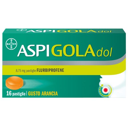 Aspi Gola Dol Caramelle Gola Antinfiammatorio per Mal di gola 16