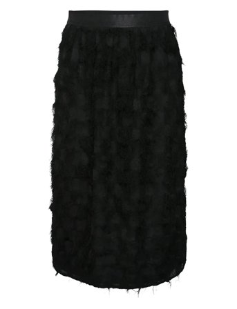 Yasdio Hw Midi Skirt Black YAS