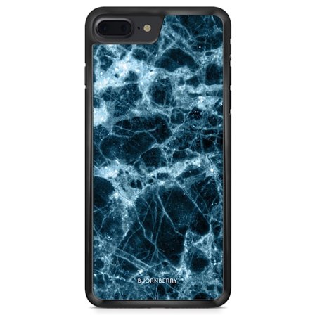Bjornberry Skal iPhone 8 Plus - Blå Marmor