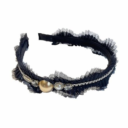 Vintage Perle Hårbånd Sødt Blonde Vandbor Bånd Pige