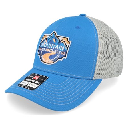 Wild Spirit - Blå trucker Caps - Mountain Adventures Cobalt Blue/Grey Trucker @ Hatstore