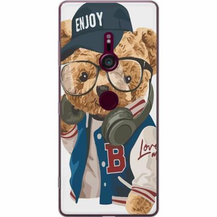 Sony Xperia Xz3 Genomskinligt Skal Fashion Bear