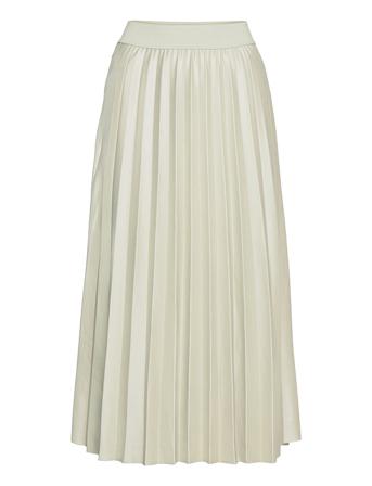 Vinitban Skirt/Su Knelangt Skjørt Creme Vila