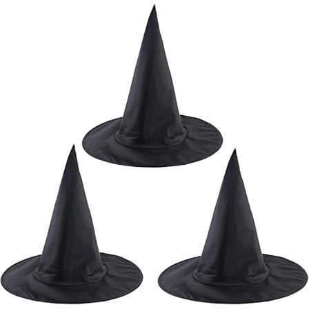 Halloween Häxhattar Paket Häxhatt Kostymtillbehör Halloween Partydekorationer