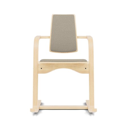 Varier Furniture Actulum - Brown Wool - Natural base