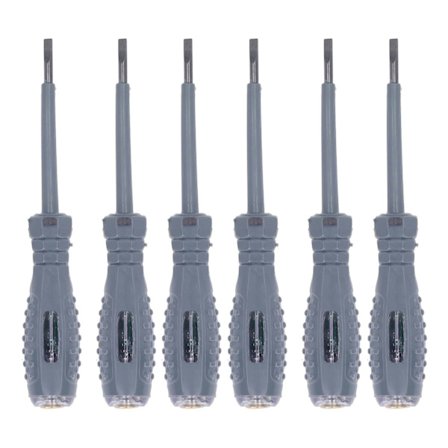 6 stk. højbelysnings kontaktfri spændingstesterpen med LED-lys til vedligeholdelse