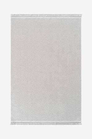 Hanah Home - Tæppe-Kinney - Grå - Bomulds- & kludetæpper - 160X250 - Fra Homeroom