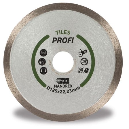 Mandrex Tiles Profi Kappeskive 115 mm, Maskintilbehør & forbruk