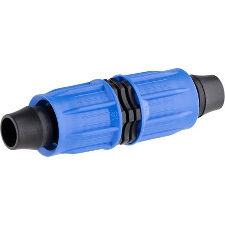 Kompresjonskobling kompatibel dryppslange rett skjøt diameter 16 millimeter