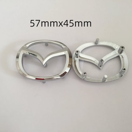1 stk. 3D til Mazda 57x45mm ratdæksel bil emblem klistermærke rat Badge decalcomania styling biltilbehør
