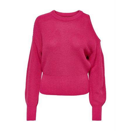 Only Round-neck Strik Pink, Dame Striktrøjer