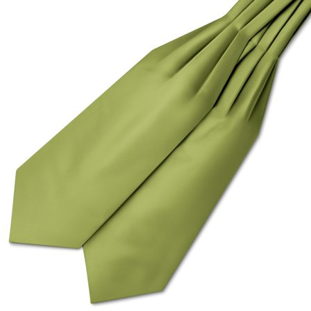 Sea Green Satin Cravat for Men - Cravats