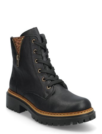 Rieker Rieker Ladies Mid Height Boots 72617-00 Black - Black - 39