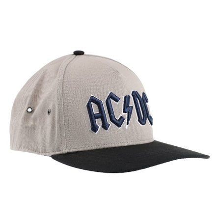 AC/DC Unisex Vuxen Logo Snapback Cap One Size Svart/Sand/Marinblå