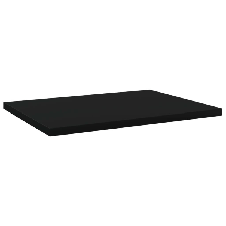 Vidaxl Hyllplan 4 St Svart 40x30x1,5 Cm Konstruerat Trä Svart
