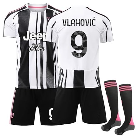 25-26 Juventus FC Hjemmetræningsdragt Nr. 9 Vlahović