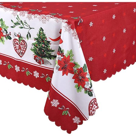 Juleduk, julefest, hjemmedekorasjon