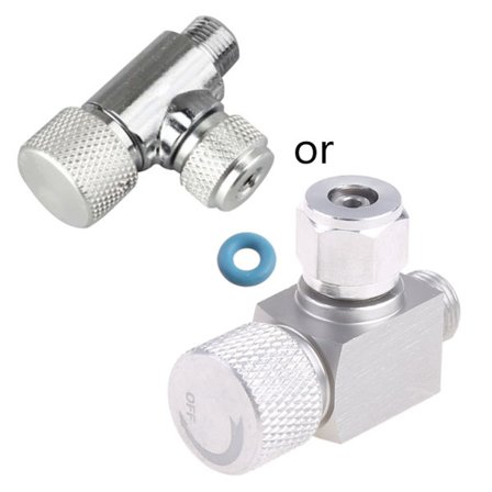 Justering av bubbelräknare Ventil-Regulator Diffusor Enkelhuvud Dual Head Nål