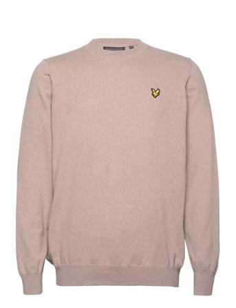 Evolution Crew Knit Sweat-shirt Genser Beige Lyle & Scott Sport*Betinget Tilbud