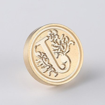 Elite Messing Retro Alfabet Initialer Voksforseglingsstempel 26 Bogstaver A-z Voksforseglingsstempel Til Postdekoration Diy Kortfremstilling