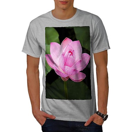 Lotus Flower Photo Men T-shirt