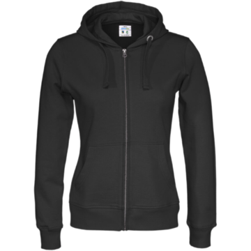 Huvtröja Zip Dam Cottover