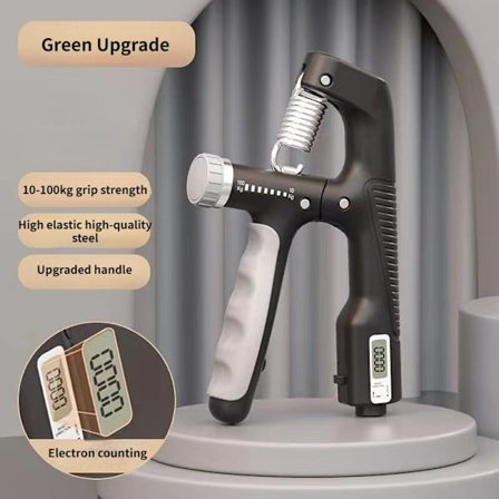 Träning Power tång Fjäder Finger Nyp Handled Expanderträning 10-100KG Smart räkning Justering Handgrepp