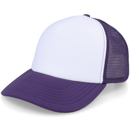 Beechfield - Lila trucker Keps - Vintage Foam Purple/White Trucker @ Hatstore