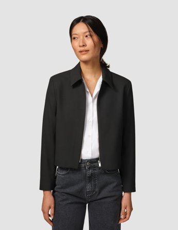 Shaping New Tomorrow - Female - Essential Short Zip Jacket - Black - Size L
