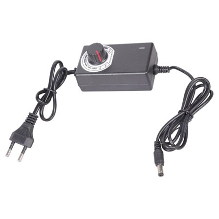 AC 100-240V til 4-12V 2A Universal Strømadapter Spenningsregulert Strømforsyning for LED Strip Lys EU/UK Plugg