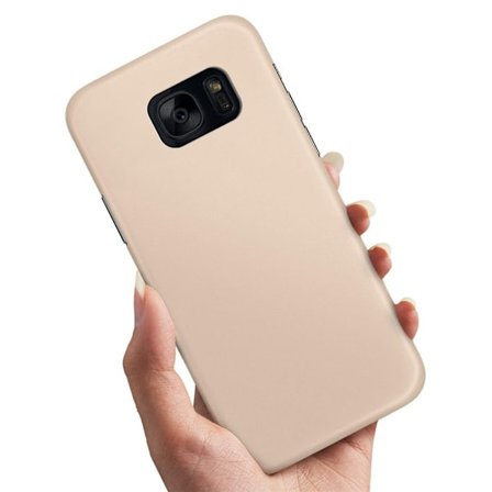 Samsung Galaxy S7 - Cover/Mobilcover Beige