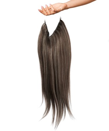 Rapunzel of Sweden Volume Hairband 50 cm M2.3/2.6 Dark Ashy Highlights, Hår, Børster & Accessories, Hair Extensions