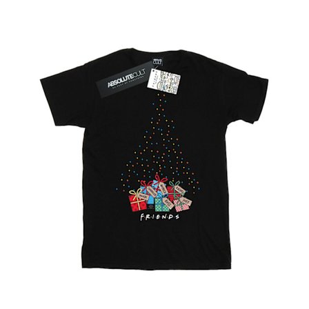 Friends Girls Christmas Tree Lights Bomull T-shirt 3-4 år Bl