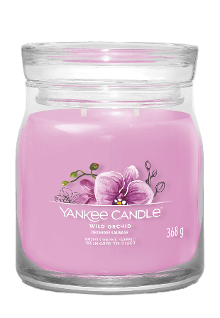 Yankee Candle Signature Medium Jar Wild Orchid Ljus & ljusstakar Rosa 368 g