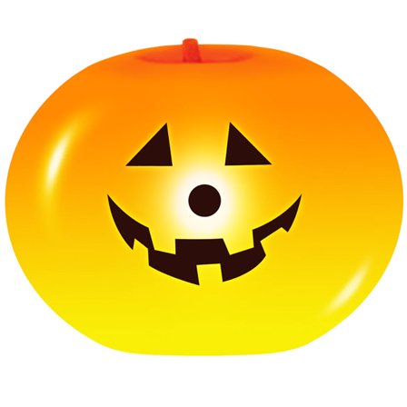 Lysende ballong Halloween Gresskar, 25 cm, 3 stk