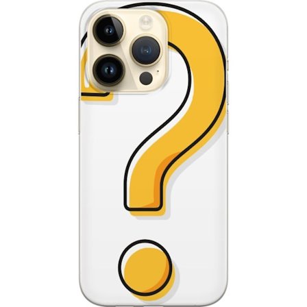 Yhteensopiva Puhelinkuori Apple iPhone 15 Pro Kysymysmerkki