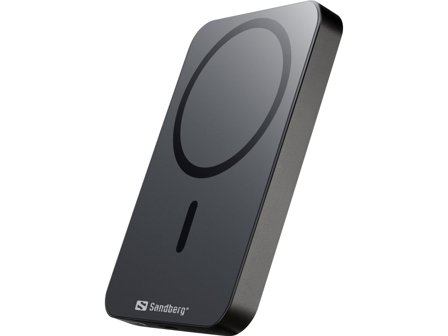 Sandberg Magnet Wireless Powerbank 5000 ALU