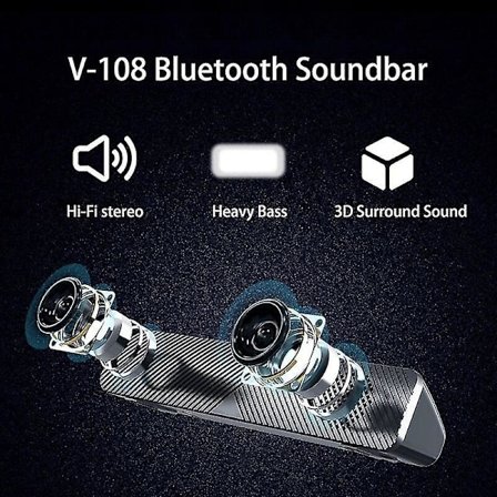 TV-lydplanke, datamaskin-høyttalere, kablede Bluetooth-høyttalere