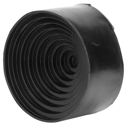 Diameter 90 mm/3,54 tommer Laboratoriekolvstativ Svart gummi rund kolvstøttebase