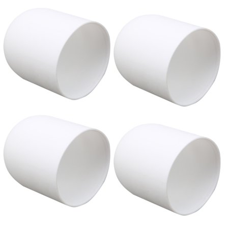 4 stk. Motor Cover Beskyttende Støvtæt Fugttæt Blød Hætte Tilbehør til FPV Combo Drone Hvid