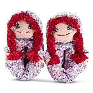 Lelli Kelly Ginger Haired Dolly Slipper 30-31 (UK 11) - Slippers - 30-31 (UK 11) - Red