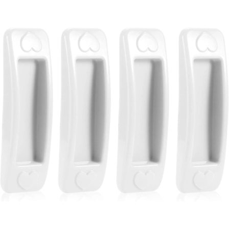 Extra Handtag för Kök, Självhäftande Extra Handtag, 4 St ABS Självhäftande
