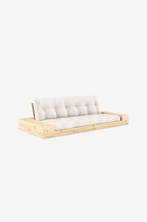 Karup Design - Base Sovesofa m. 2 sidebokse Tre-personers - Hvid - Sovesofaer - Fra Homeroom
