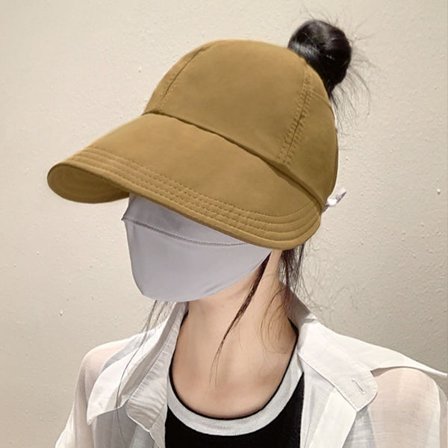 Solhatt Hestehale Caps KAFFE